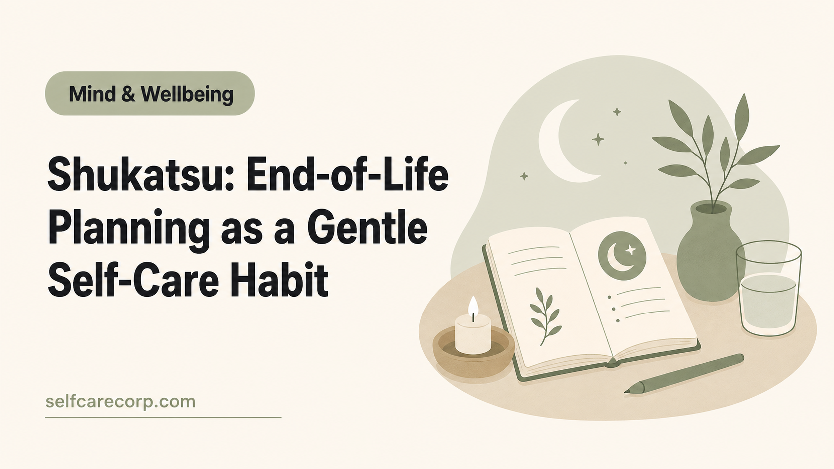 Shukatsu: End-of-Life Planning as a Gentle Self-Care Habit